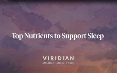 How To Sleep Better Using Nutrition